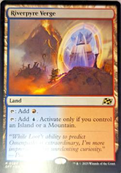 Magic The Gathering Riverpyre Verge Aetherdrift Card Game TCG WotC - Image 1