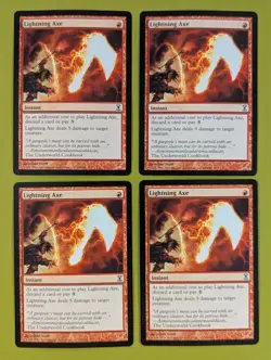Lightning Axe x4 Time Spiral 4x Playset Magic the Gathering MTG - Image 1