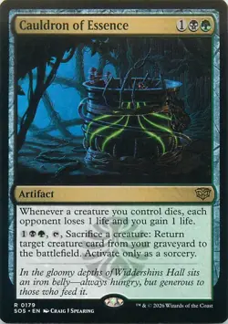 Cauldron of Essence - R179 - MTG - Secrets of Strixhaven (SOS) - Image 1