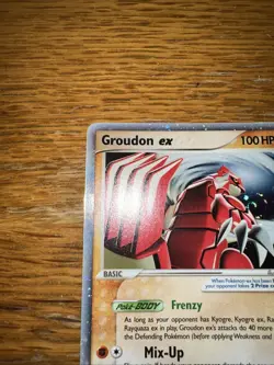 Pokemon TCG - Groudon ex - 038 - Black Star Promo #2 💫HOLO SWIRL - Image 2