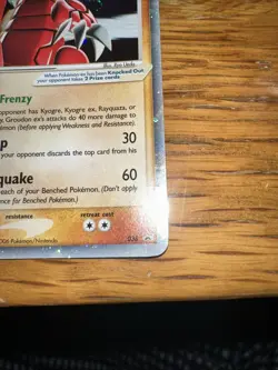 Pokemon TCG - Groudon ex - 038 - Black Star Promo #2 💫HOLO SWIRL - Image 4