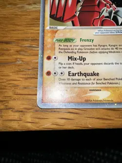 Pokemon TCG - Groudon ex - 038 - Black Star Promo #2 💫HOLO SWIRL - Image 5