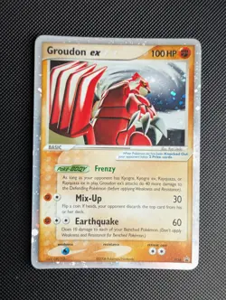 Pokemon Groudon EX Black Star Tin Promo 038 Light Play - Image 1