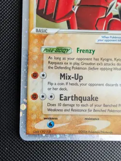 Pokemon Groudon EX Black Star Tin Promo 038 Light Play - Image 4