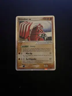 Pokemon TCG Groudon EX Holo | Black Star Promo Card 038 - Image 1