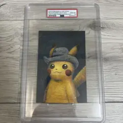 Pokemon Card Van Gogh Pikachu PSA10 Postcard #M50 - Image 1