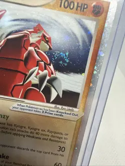 Pokemon TCG Groudon ex Black Star Promo 038 Holo Swirl MP/HP - Image 3