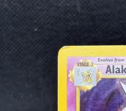 Pokemon TCG Alakazam Base Set 1/102 Holo 1999-2000 Wizards Unlimited LP - Image 3