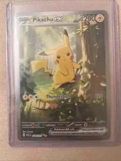 Pikachu EX 276/217 SIR Ascended Heroes Pokemon English - Mint - Just Pulled - Image 3