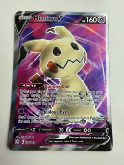 Mimikyu V - 148/163 - Pokemon Battle Styles Sword & Shield Full Art Rare Card NM - Image 1