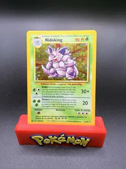 Unplayed Pristine Mint Pokemon TCG Nidoking Base Set 11/102 Holo Unlimited NM - Image 1