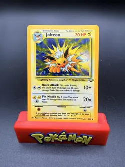 Pokemon TCG Jolteon Jungle 4/64 Holo Unlimited Holo Rare Near Mint - Image 1