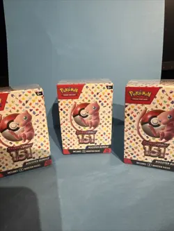 Pokemon Scarlet and Violet 151 Booster Bundle 3 Sold Together read description - Image 1