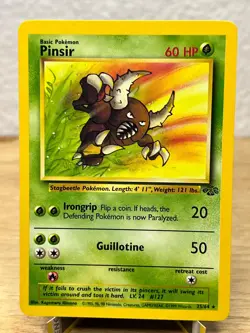 Jungle Pinsir 25/64 Rare Pokemon Unlimited LP - Image 1