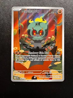 Marshadow 146/132 Me01: Mega Evolution Illustration Rare Holo Basic 90 HP - Image 1