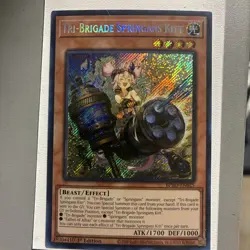 Tri-Brigade Springans Kitt Burst Protocol Secret Rare Yu-Gi-Oh! BPRO - Image 1