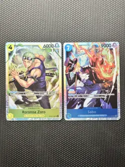 Roronoa Zoro OP15-113 SR - English One Piece And Sabo SR - Image 1