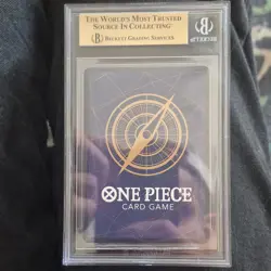 Bandai One Piece CCG Monkey.D.Luffy Premium Collection P-001 Beckett 9.5 2022 - Image 2