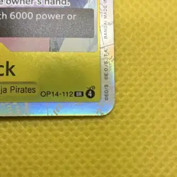 Bandai One Piece CCG Boa Hancock OP14-112 SR Special 10000 Foil English - Image 4