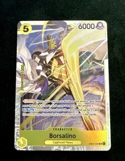 One Piece CCG Borsalino EB04-058 SR English - PACK FRESH MINT - Image 1