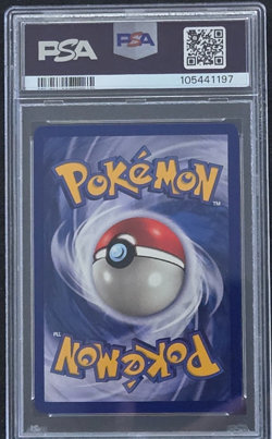 Hitmonlee Holo 7/62 Fossil Ultra Rare Pokemon Card PSA 7 Near Mint - Image 2