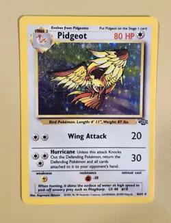 1999 Pokemon Jungle Pidgeot Holo - see video of Holo & Card - Image 1