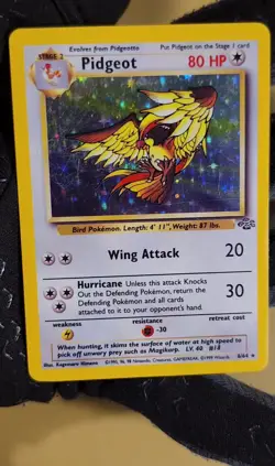 1999 Pokemon Jungle Pidgeot Holo - see video of Holo & Card - Image 2
