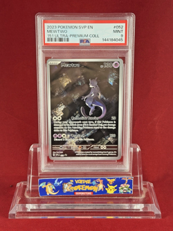 2023 Pokemon 151 SVP EN MEWTWO Ultra Premium Collection UPC Card #052 PSA 9 - Image 1