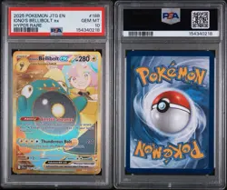 Pokemon TCG Ionos Bellibolt EX 188/159 Journey Together Gold Card - Image 3