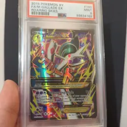 PSA 9 Mega Gallade EX 2015 Pokemon Card XY Roaring Skies #100 Full Art Mint - Image 3
