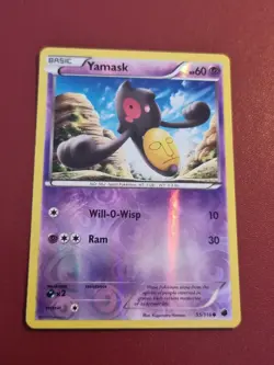 Pokemon Black White Plasma Freeze Yamask 55/116 Reverse Holo Card TCG - Image 1