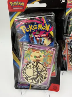 Lot of (3) Pokemon TCG Phantasmal Flames Blister Packs With Promo Cards Coin - Image 3