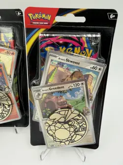 Lot of (3) Pokemon TCG Phantasmal Flames Blister Packs With Promo Cards Coin - Image 5