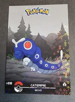CATERPIE - POKEMON BLACK DARK CRYSTAL CARD COLLECTION HOLO - Image 1