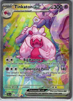 Tinkaton ex 262/193 SIR SV02: Paldea Evolved - Pokemon Card - NM - Image 1