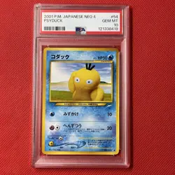 Pokemon Card PSA10 Old Back Psyduck No.054 Pop38 #M52 - Image 2