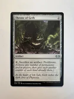 Throne of Geth - MTG Double Masters - NM Artifact Uncommon - Image 1