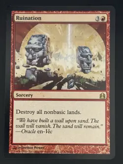 Ruination | NM | Rare | Commander 2011 | MTG - Image 1