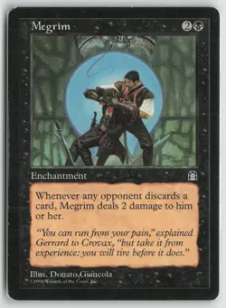 Megrim Moderately Played Stronghold Magic: The Gathering - Image 1