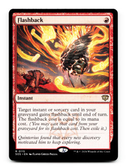 Flashback [Secrets of Strixhaven] MTG SOS 115 NM 🔥 - Image 3