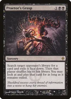 MTG Praetor's Grasp New Phyrexia FOIL JP - Image 2