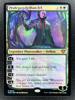 Professor Dellian Fel 0214 Mythic Foil MTG: Secrets of Strixhaven NM - Image 1
