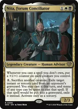 x1 Nita, Forum Conciliator - Foil R MTG Secrets of Strixhaven M/NM, English - Image 1