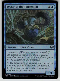 Tester of the Tangential Foil Uncommon Secrets of Strixhaven 69 MTG NM 2026 - Image 1