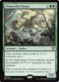 Primordial Hydra M Commander: Secrets of Strixhaven 284 NM - Image 1