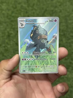 Golurk Illustration Rare SV: Black Bolt 123/086 NM Pokemon TCG - Image 1