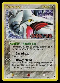 Pokemon Card - Skarmory Deoxys 26/107 Reverse Holo Stamped - Image 1