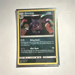 Pokemon Greninja Holo Rare 117/214 Sm-Unbroken Bonds 130 HP Mist Slash - Image 1