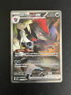 Pokemon TCG - N's Zoroark EX 185/159 Journey Together Special Illustration Rare - Image 1