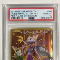 Pokemon Card PSA10 Mewtwo ex Ur 1Ed Xy8 065/059 #M5 - Image 3